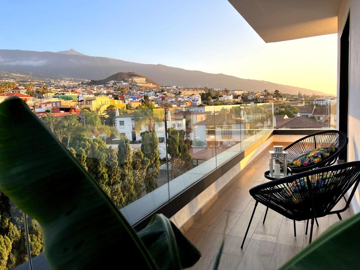 Lujoso Apartamento Completo, Piscina, Terraza Con Vistas Al Teide Puerto de la Cruz (Tenerife) Exterior foto