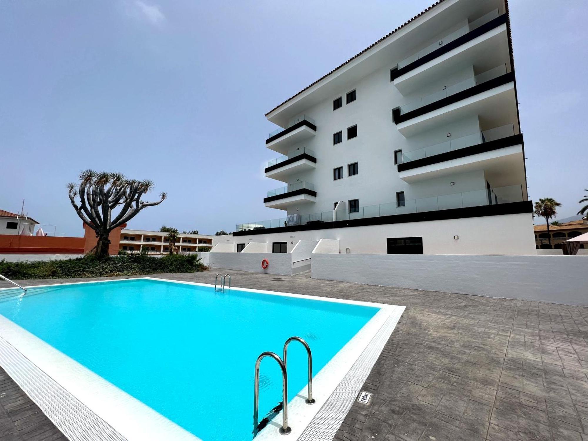 Lujoso Apartamento Completo, Piscina, Terraza Con Vistas Al Teide Puerto de la Cruz (Tenerife) Exterior foto