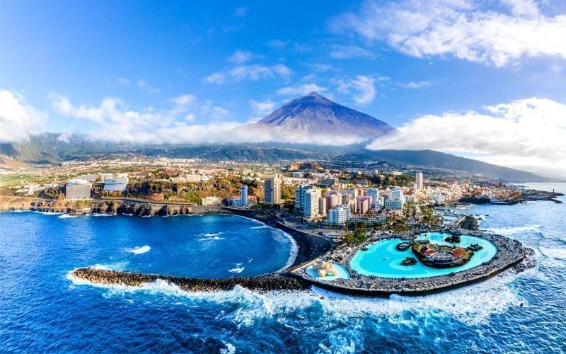 Lujoso Apartamento Completo, Piscina, Terraza Con Vistas Al Teide Puerto de la Cruz (Tenerife) Exterior foto