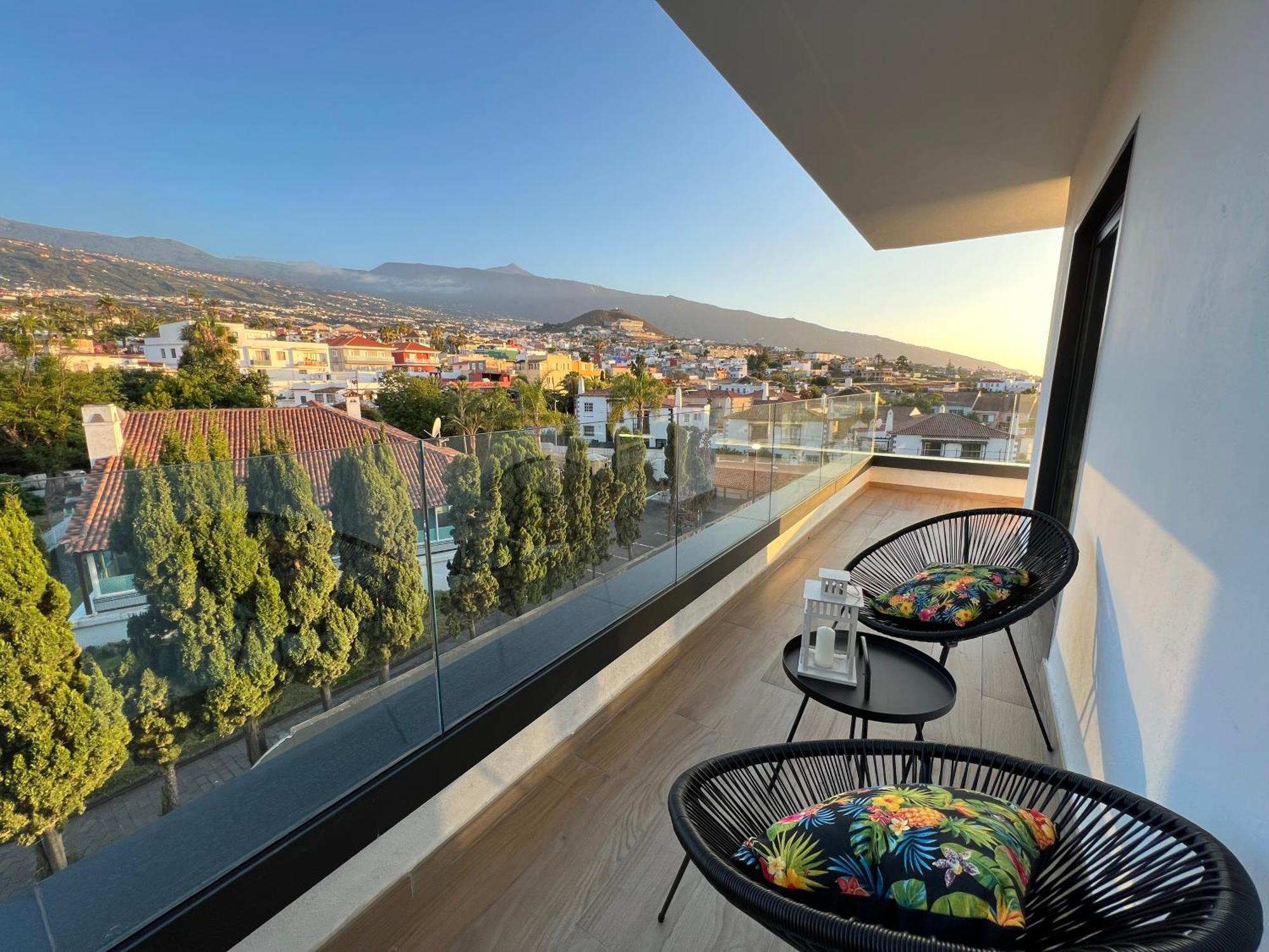 Lujoso Apartamento Completo, Piscina, Terraza Con Vistas Al Teide Puerto de la Cruz (Tenerife) Exterior foto